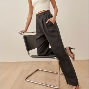 Reformation Black Mason Pant